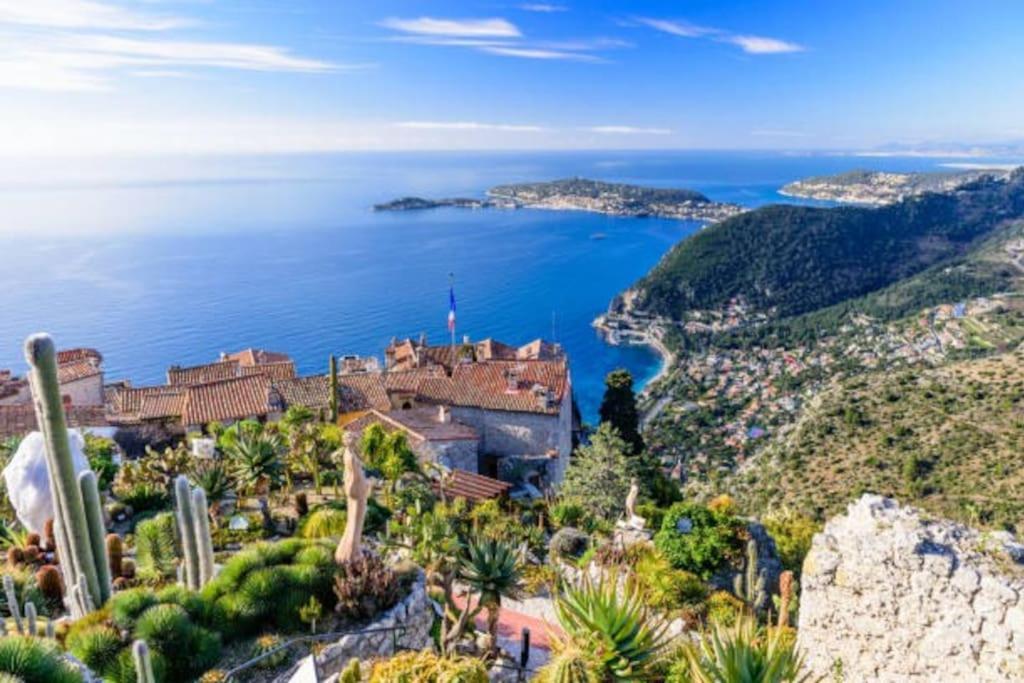 Studio Au Calme, Avec Terrasse Et Parking A Eze Village 外观 照片